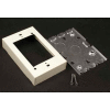 Wiremold 5748swh Shallow Switch & Receptacle Box, White, 4-5/8"L