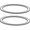 Wiremold 6TS Poke-Thru Tile Shims, 6"