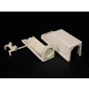 Wiremold 810a2-Wh Entrance End Fitting For 400 And 800 Series, White, 4-1/2"L
