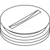 Wiremold 825a-3/4 Floor Box 800 Series Abandon Plug, Brass, 3/4" - Pkg Qty 5