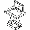Wiremold 828MAAP Floor Box Device Bracket For Extron MAAP Devices
