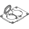 Wiremold 828r Floor Box Duplex Receptacle Cover W/Flip Lids, Brass - Pkg Qty 10
