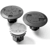 Wiremold 861AMDTCGY Raised Floor/Wood Floor Box Assembly, All Communication, Flange and Slide Holder