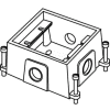 Wiremold 880CM1-1 Floor Box 1-Gang Shallow Box, Fully Adjustable