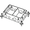 Wiremold 880M2 Floor Box 2-Gang Shallow Box, Fully Adjustable