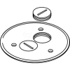 Wiremold 895sp Floor Box Cover Plate, Brass, W/Screw Plug Openings, For Carpet - Pkg Qty 8