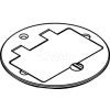 Wiremold 895tgfial Floor Box Tile Gfi, Aluminum Cover - Pkg Qty 8