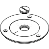 Wiremold 896tckal-1/2 Floor Box Tile Screw Plug, Aluminum Cover - Pkg Qty 8