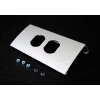 Wiremold Alds4047d Single Channel Duplex Device Plate, 6"L