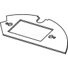Wiremold Crfb-Gfi-2 Floor Box Gfi Decorator Style Plate For Round Raised Floor Box - Pkg Qty 10