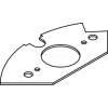 Wiremold Crfb-Sr1-3 Floor Box Single Receptacle Device Plate, For Round Raised Floor Box - Pkg Qty 10