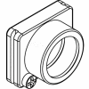 Wiremold Ffd-P Power Drop-In Hub, Threaded Die Cast, 3/4" - Pkg Qty 10