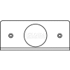 Wiremold Fifp-1.562 Poke-Thru 1-Gang Plate, (1) 1.562" Ko - Pkg Qty 20