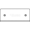 Wiremold Fifp-B Poke-Thru 1-Gang Blank Plate - Pkg Qty 20