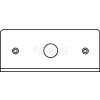 Wiremold Fifp50 Poke-Thru 1-Gang Plate, 1/2" Ko - Pkg Qty 20