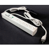 Wiremold Surge Protected Power Strip W/Remote Switch, 6 Outlets, 15A, 3kA, 6' Cord