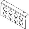 Wiremold P10105-4dp Floor Box Ac10105 Plate (4) Duplex Devices Kos - Pkg Qty 10