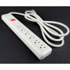 Wiremold Power Strip W/Lighted Switch, 6 Outlets, 15A, 6' Cord
