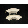 Wiremold Pn10f11fw 90° Flat Elbow, Fog White, 3-11/16"L