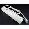 Wiremold Power Strip W/Lighted Switch, 6 Outlets, 15A, 15' Cord, Putty