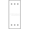 Wiremold Rfb119-Sb Floor Box 1-Gang Blank Sectional Device Plate - Pkg Qty 10
