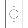 Wiremold Rfb119-Sr1 Floor Box 1-Gang Single Receptacle Device Plate-1.39" Opening - Pkg Qty 10