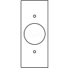Wiremold Rfb119-Ssr1 Floor Box 1-Gng Sgl Recpt. Sectional Device Plate-1.39" Opening - Pkg Qty 10