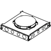 Wiremold RFB6E-OG Floor Box 6-Gang On Grade Concrete Floor Box for Evolution Cover