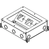 Wiremold RFB9-OG Floor Box 9-Gang On Grade Recessed Floor Box