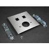 Wiremold S4046arj Single Receptacle & Modular Jack Cover, 4-3/4"L