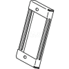 Wiremold Sgb-3s2 Floor Box Af1 & 3 Bottom Plate, For (3) Ortronics Series Ii Inserts - Pkg Qty 25