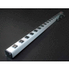 Wiremold Power Strip W/Lighted Switch, 16 Outlets, 15A, 15' Cord