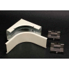 Wiremold V2417dfo Divided Fiberready Internal Elbow, 4"L