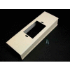 Wiremold V3014c Wall Box Connector, Ivory, 8"L