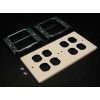 Wiremold V4047-2bbbb Four-Gang Overlapping Cover For Duplex Openings, Ivory, 9-1/2"L