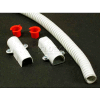 Wiremold V5700f Flexible Section, Ivory, 18"L