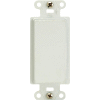Legrand® WP3410-WH Blank Decorator Outlet Strap, White - Pkg Qty 10