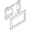 Wiremold Wsa00-4 Open Architecture Device Mounting Bracket & Trim Ring, Ivory, 11-1/4"L