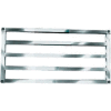 Sani-Adjustable Aluminum Tubular Shelf, 24" x 72"