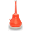 Funnel King® 1 Pint Double Capped Funnel - Orange - 32105