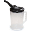 Funnel King® Heavy-Duty 87 oz. Graduated Measuring Container w/ 4" Black Spout - 94026