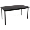 Wisconsin Bench 30" x 60" Heavy-Duty Lobo Science Table - Phenolic Top - Black