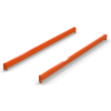 Husky Rack & Wire Pallet Rack Teardrop Beam - 96"L, 4,190 Cap Per/Pair (2 PCS)