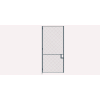 Husky Rack & Wire EZ Wire Mesh Partition Hinged Door - 4'Wx10'H