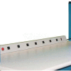 WSI Electrical Channel EL5-20A, 20A, 8 Outlets, 48" Long, Work Surface Mounted, Grey