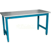 WSI Laboratory Work Bench PB3060-WB - 60"W x 30"D Adj. Plastic Laminate - Blue