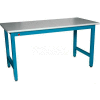 WSI Laboratory Work Bench PB3096-WB - 96"W x 30"D Adj. Plastic Laminate - Blue