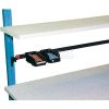 WSI Parts Cup Rail PBPCR96-B, PB Series, For 96" Bench, Black