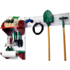 Wall Control Pegboard Garden Tool Board Organizer, Galvanized Red, 48" X 32" X 9"