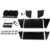 Wall Control Slotted Tool Board Workstation Accessory Kit For Pegboard & Slotted Tool Board, Black